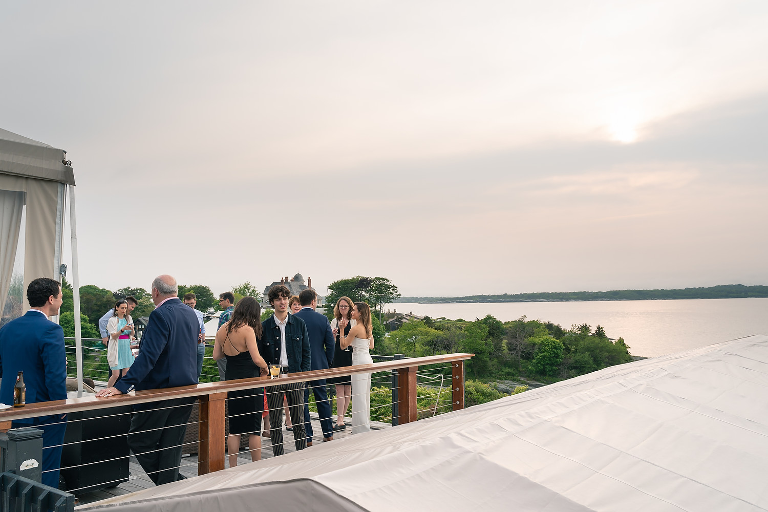 Rehearsal dinner & wedding session in OceanCliff Hotel Newport 83