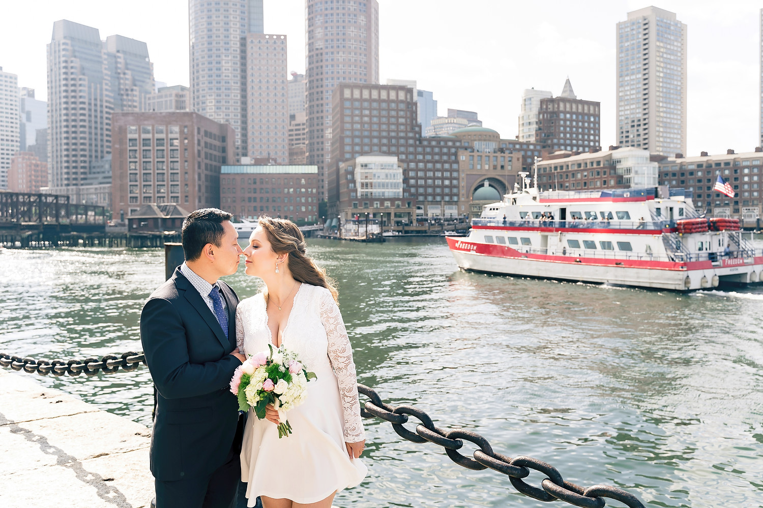 Wedding session in Boston Seaport 5