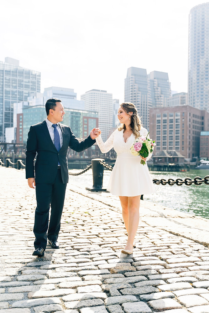 Wedding photos in Seaport Boston 9