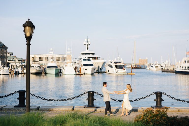 Boston Harbor Engagement for two