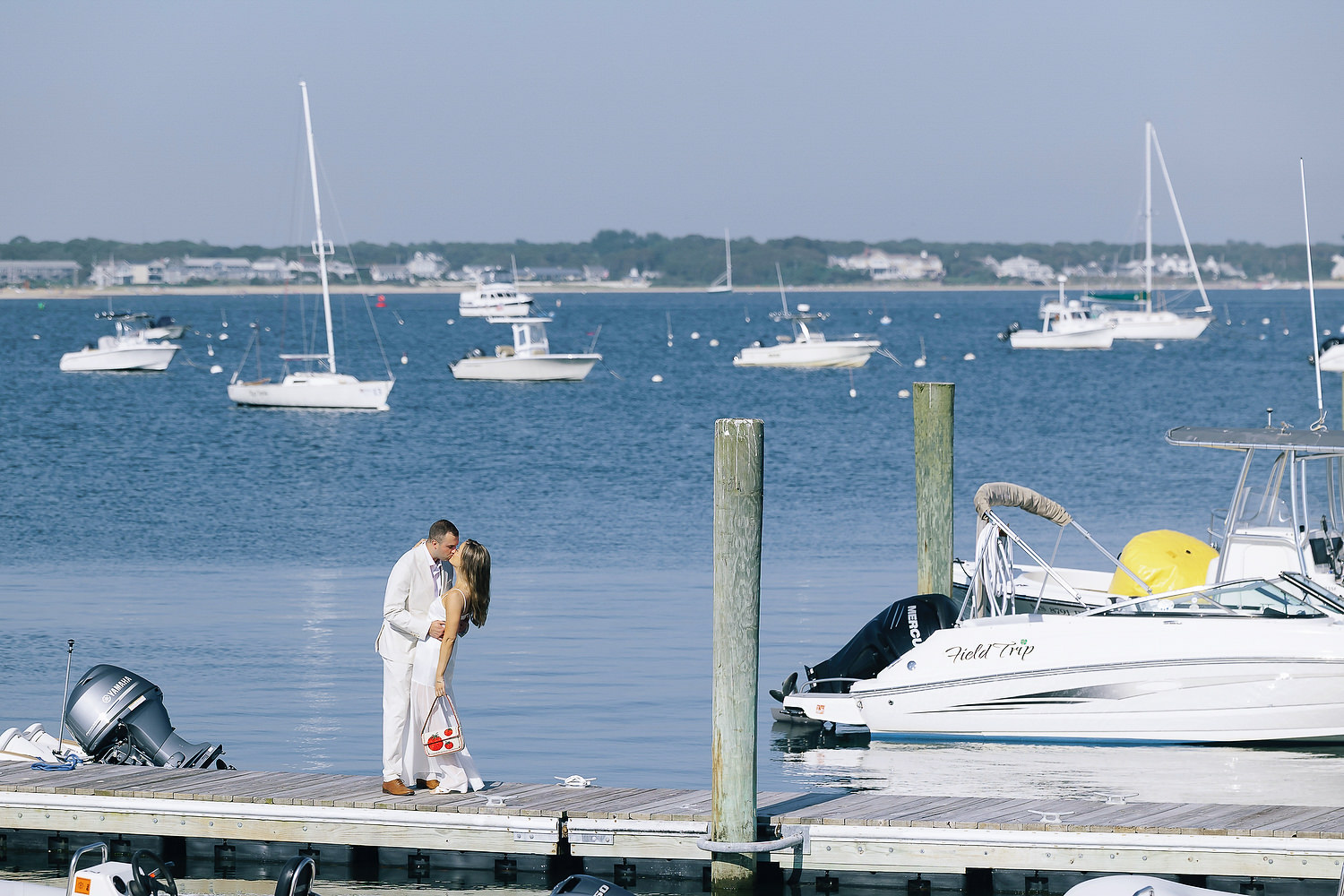 Сourtney and Joe rehearsal dinner at Hyannis Yacht Club overlooking Lewis Bay